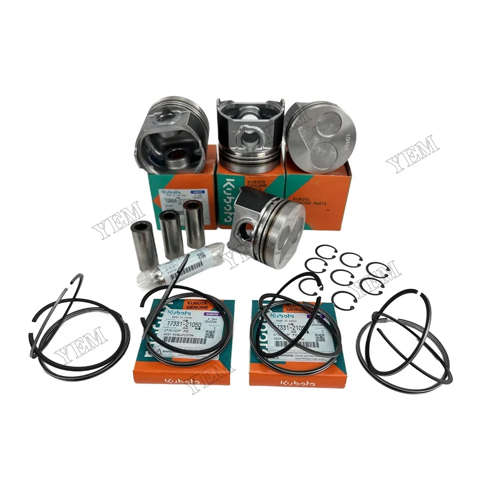 High Suppliers D905 D950 DH1100 E75 Cylinder Liner Kit for Kubota Repair Kit