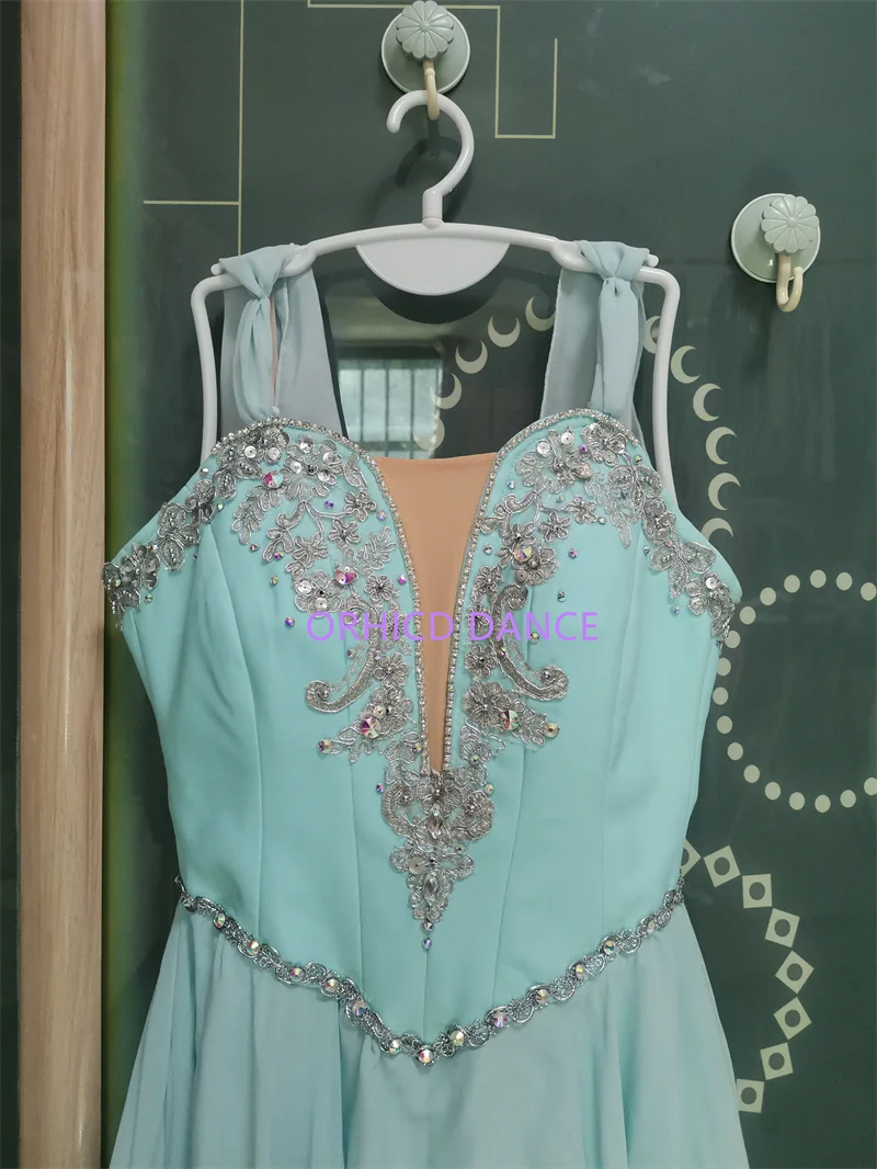 Hot Sale Custom Size Custom Color Kids Girls Women Adults Cupid Talisman Performance Wear Blue Lyrical Ballet Dance Costumes