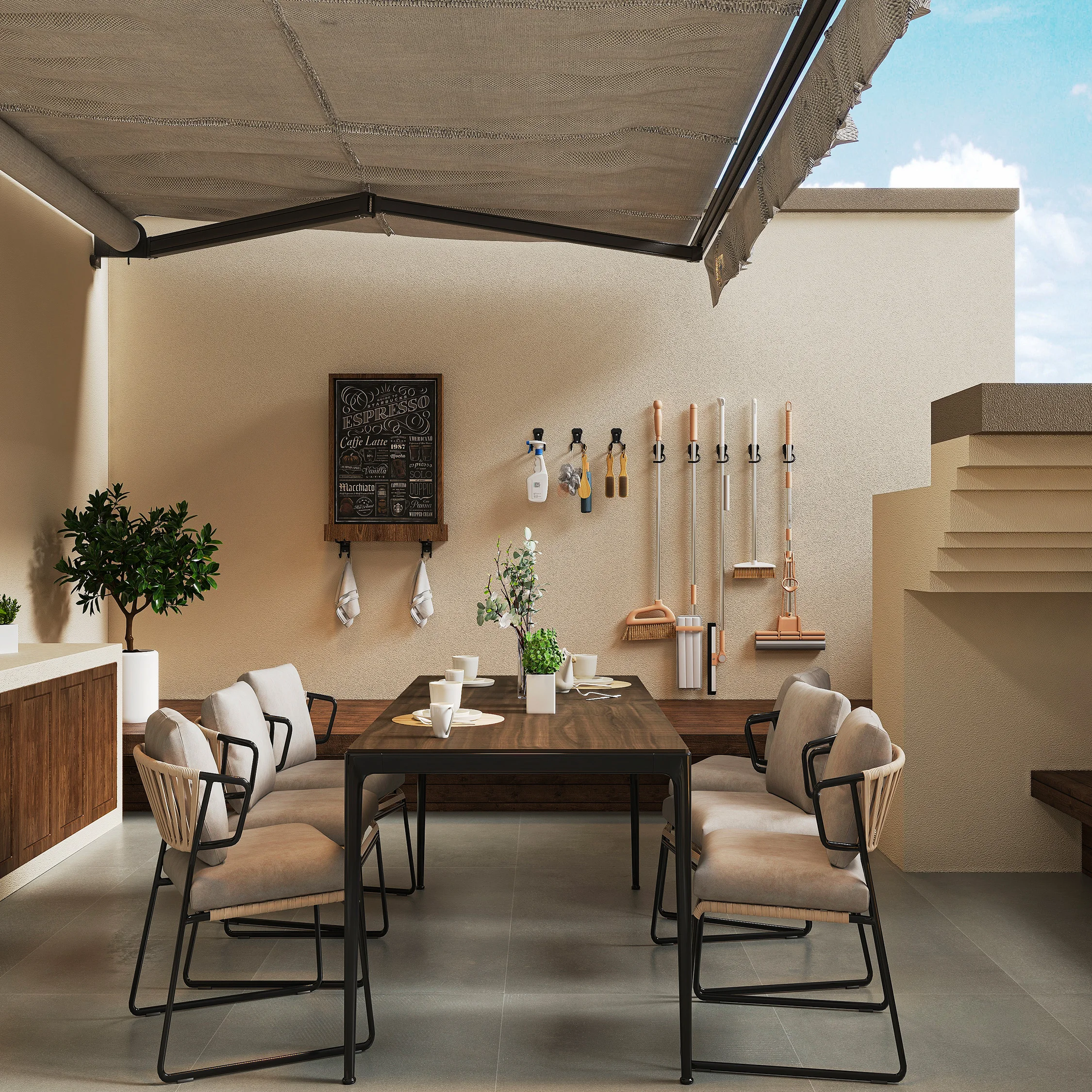 Factory Directly Sale Garage Wave Hooks Heavy Duty Wall Storage Hooks for Bike Ladder Garden Tools manufacture