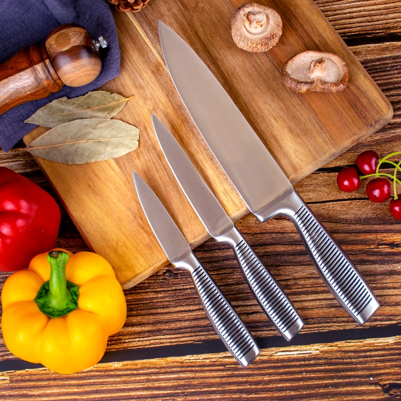 High Quality Multipurpose Chef Knifed Kit Kitchen S/S 410 Handle Stainless Steel 5 PCS Japanese Chef Knife Set