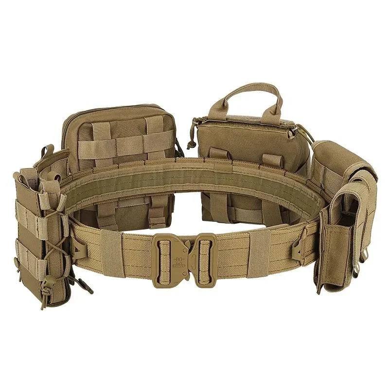 Premium Adjustable Multifunctional Tactical Girdle Outdoor Duty Hunting Waist Pack Tactical Belt Outdoor Tactic Waist Belt