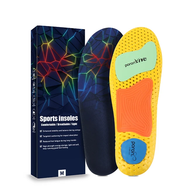 JOGHN Cústaim Eva Foam Glacadh Cos Boga Insoles Bráid Claonaithe Orthopedic Insoles Spóirt Sámh Insoles