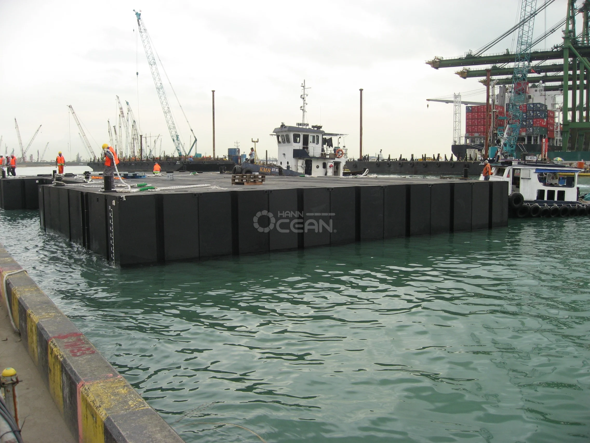Modular Container Barge Customizable RigiFloat Modular Barge for Floating House| Alibaba.com