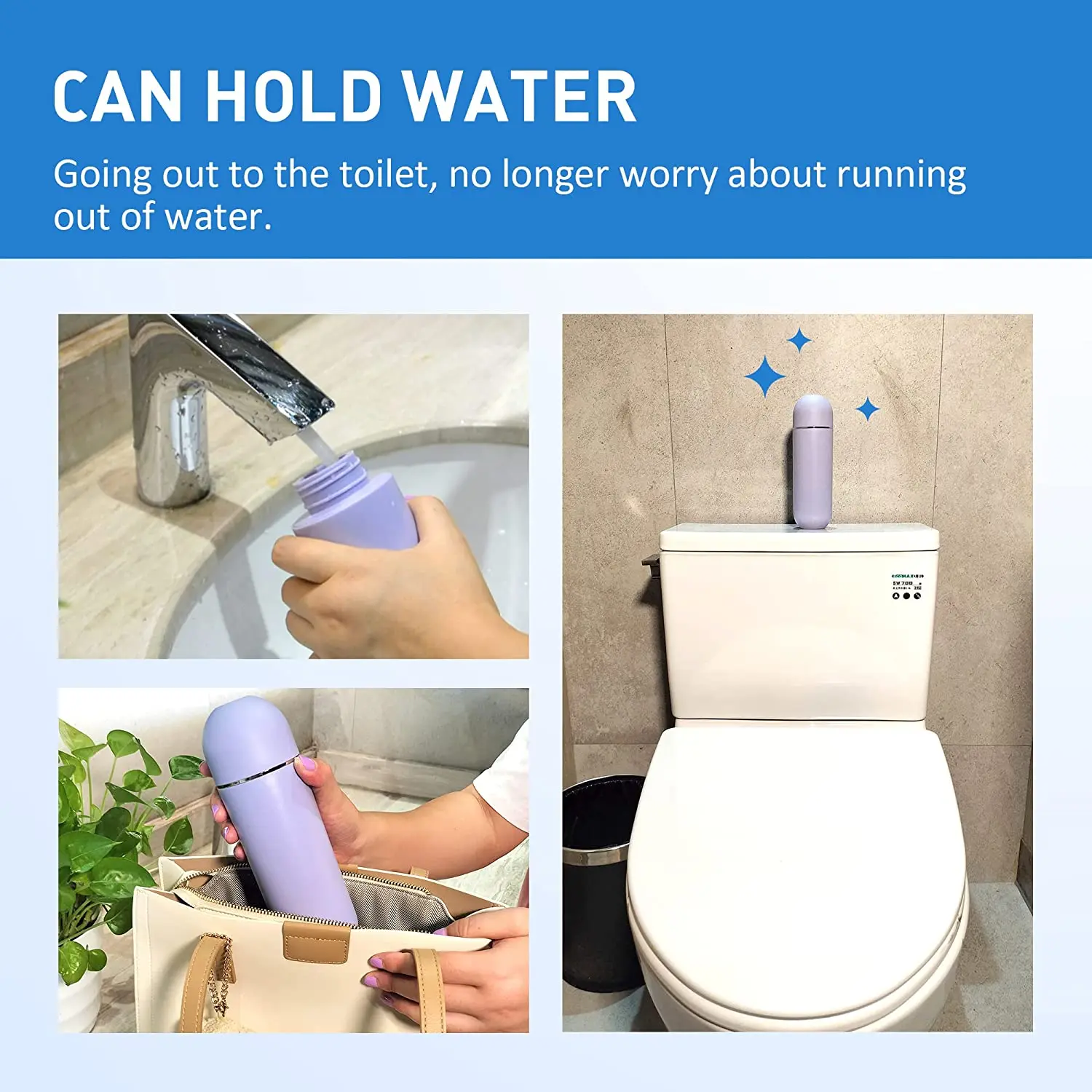 Hot Sale Peri Bottle Bidet Portable For Postpartum Care,380ml Portable Bidet Travel And Portable