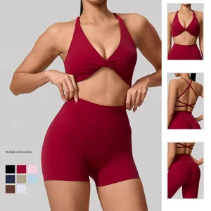 Wholesale Sportswear Active Wear Gym Clothes Workout Sports Bra Sets For Women