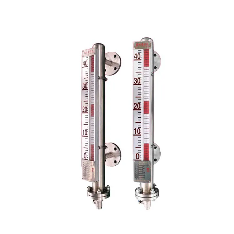 Stainless Steel Magnetic Flap Level Gauge Local Visual Display Liquid Level Indicator for Industrial Tank Monitoring