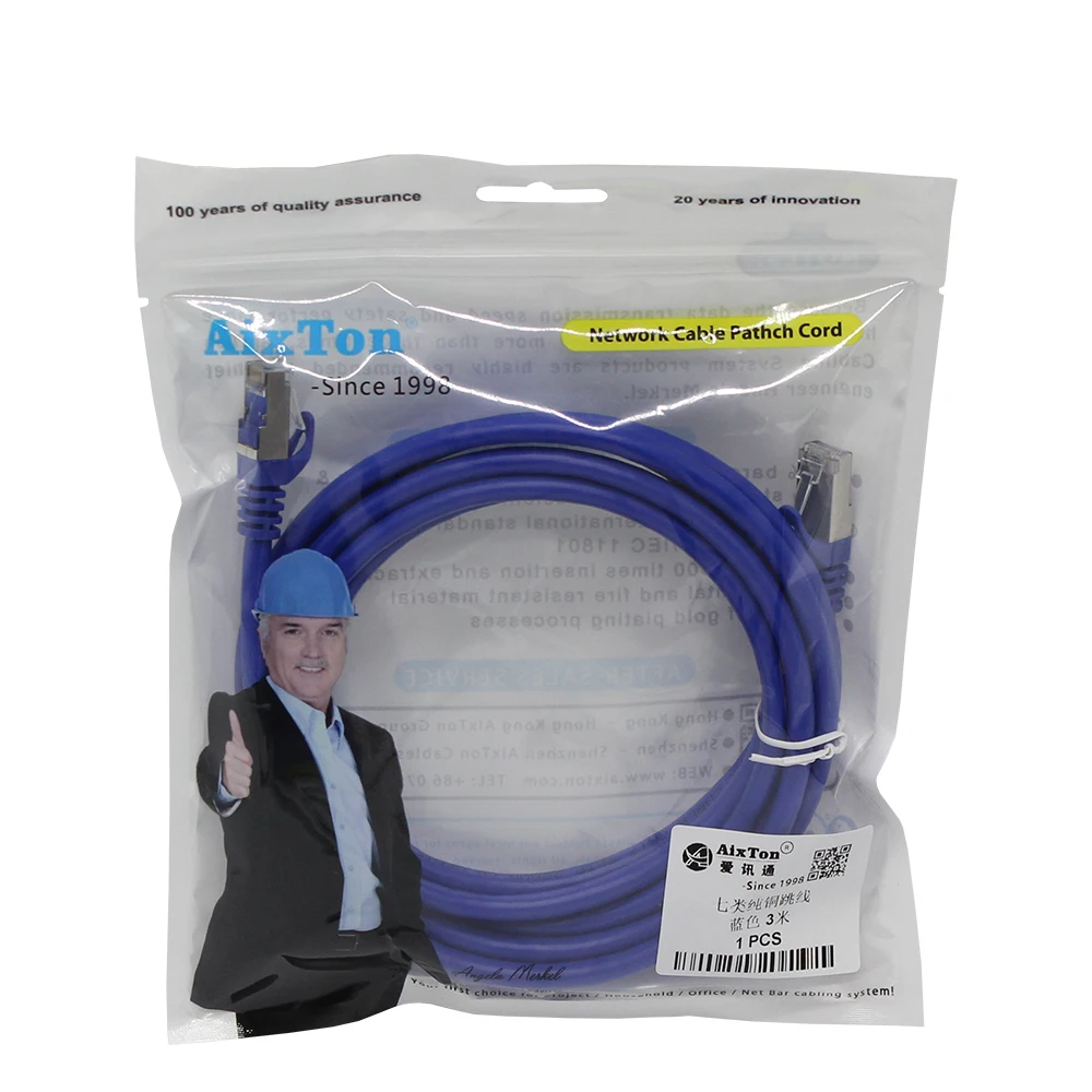 High Jumper Cable 0.5m 1m 3m 5m 10m 20m 30m 50m Rj45 8p8c