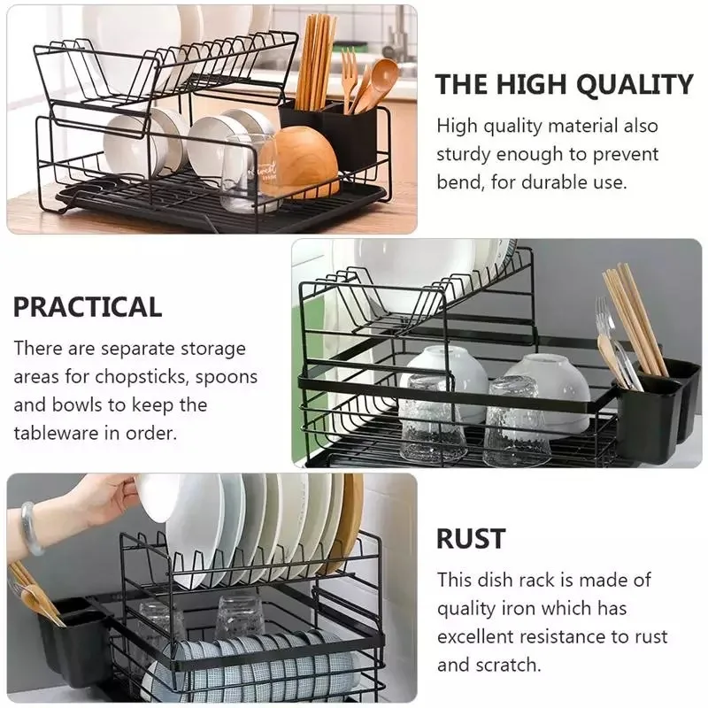 hot selling double-layer kitchen decoration rack