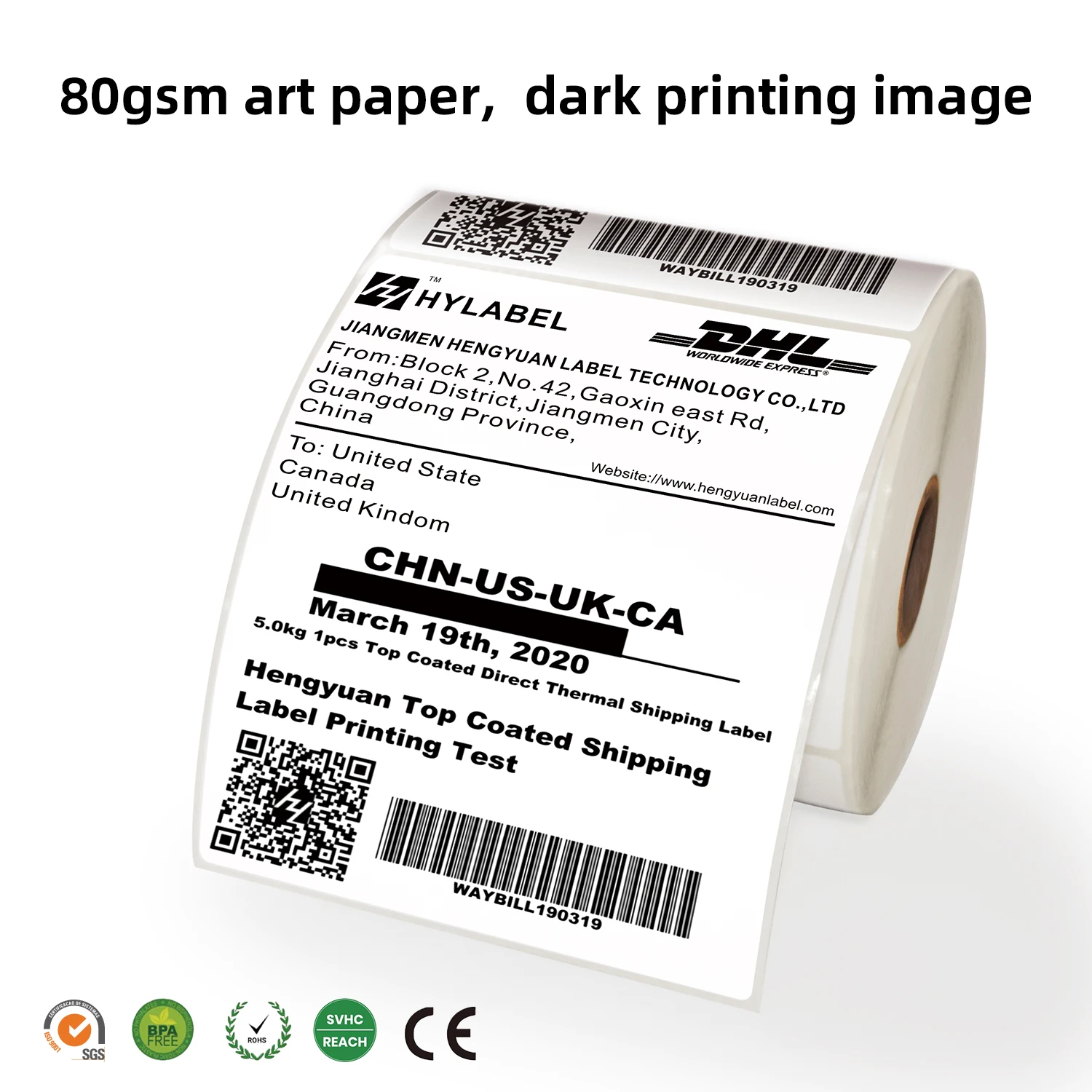 4 x 6 Thermal Transfer Paper Label; Fanfolded; Perforated; 4,000  Labels/case - Glassine Liner