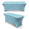 Checkered-Sky Blue