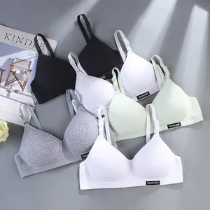 High Quality Comfortable and Breathable Girls' Bras Steel-Free Beautiful Sports Bra Thin Strap Adjusted Straps Cup Logo