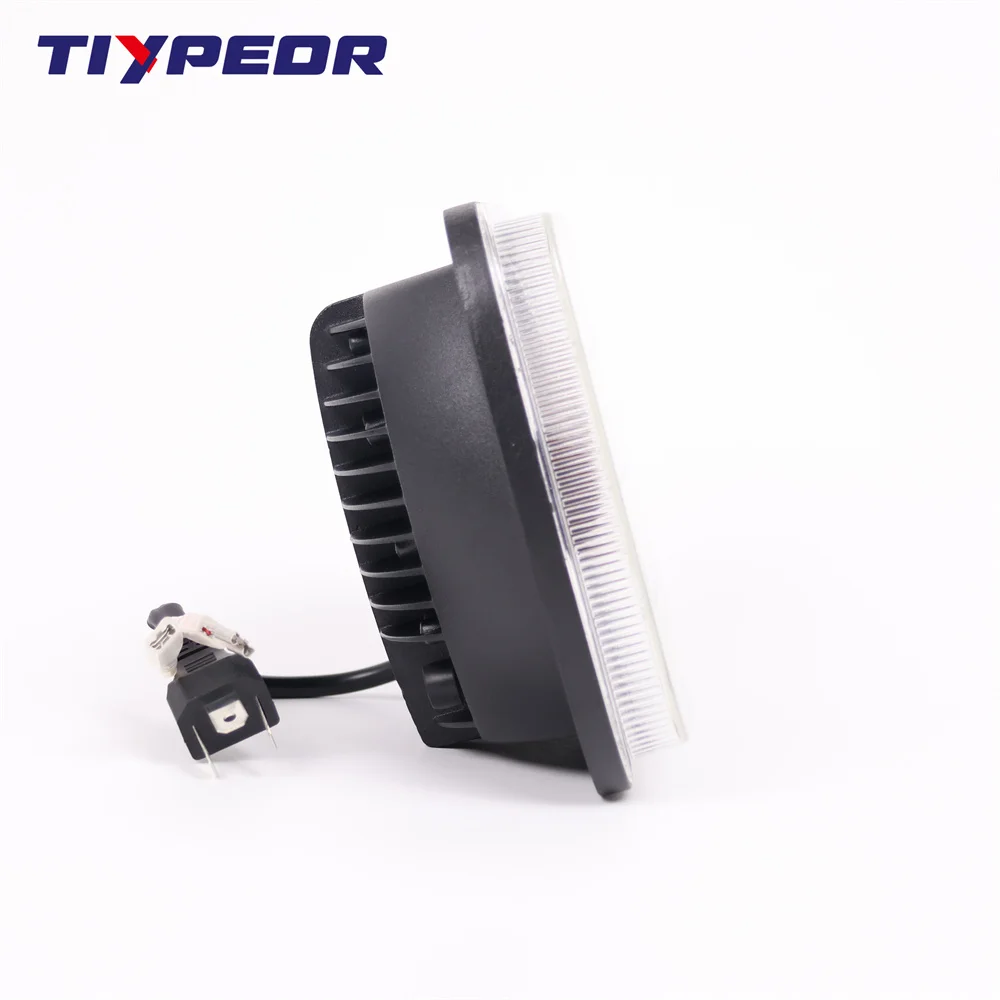product tiypeor motorcycle car headlight 7inchled drl brightest for toyota pickup truck hi lo beam halo light car motorcycle accessories-9