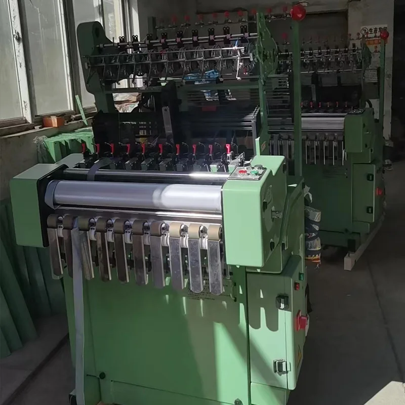 Shuttleless Needle Loom Machine Automatic Power Loom Woven Bandage Making Machine  Mattress Edge Ribbon Tape Needle Loom Machine