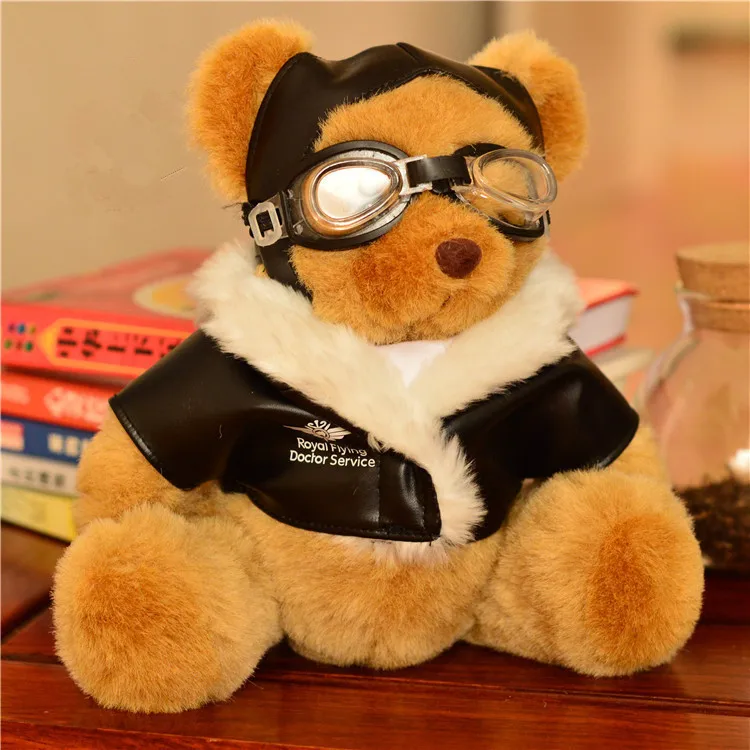 新しい創造的なカスタムホテルギフト制服クマぬいぐるみ素敵な