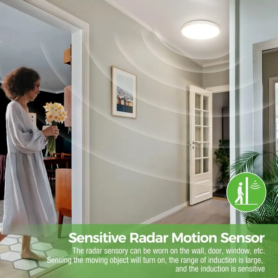 Radar Ceiling Lighting for Corridor Aisle Induction Night Light Smart Home Light Led Motion Sensor