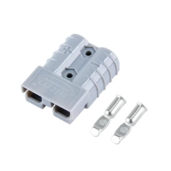 Hot Sale AITM 50A connector 600V grey Bipolar High current plug 50Amps For 4x4 panel mount