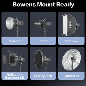 Godox S3 Speedlite S-Type Camera Flash Bracket Bowens Mount for Godox V1 AD200Pro AD400Pro AD200 V860II TT685 TT600 TT350 detail image