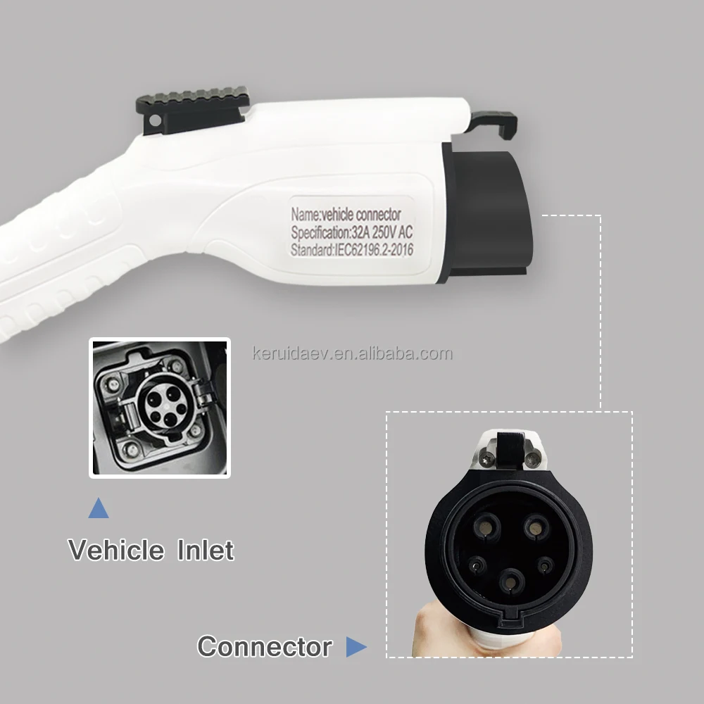 Duosida Type 1 Ev Charging Plug 16a 32a 40a 50a For Ev Connectors Sae