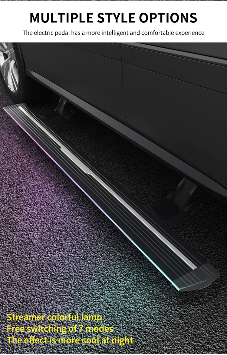 High Performance Waterproof Motor Exterior Accessories Aluminum Electric Side Step Power Step for Audi Q7 Powered Step supplier