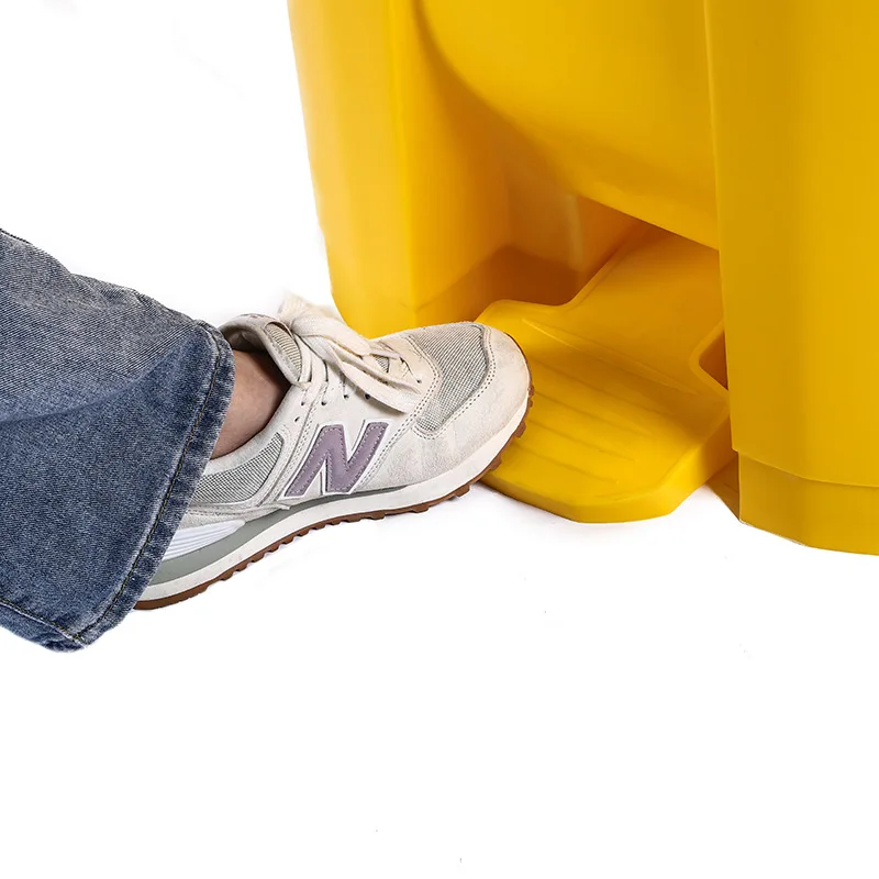 Кислотостойкий коррозионно-стойкий больничный пластиковый контейнер для медицинских отходов Педальный контейнер для отходов с крышкой