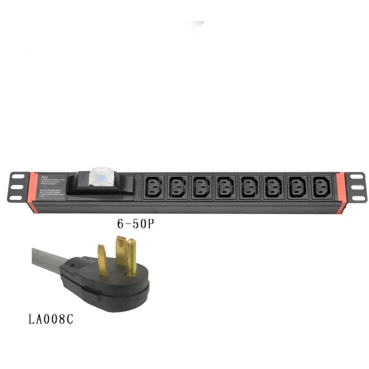 インターネットデータセンター用サーキットブレーカー付きIECタイプPDU