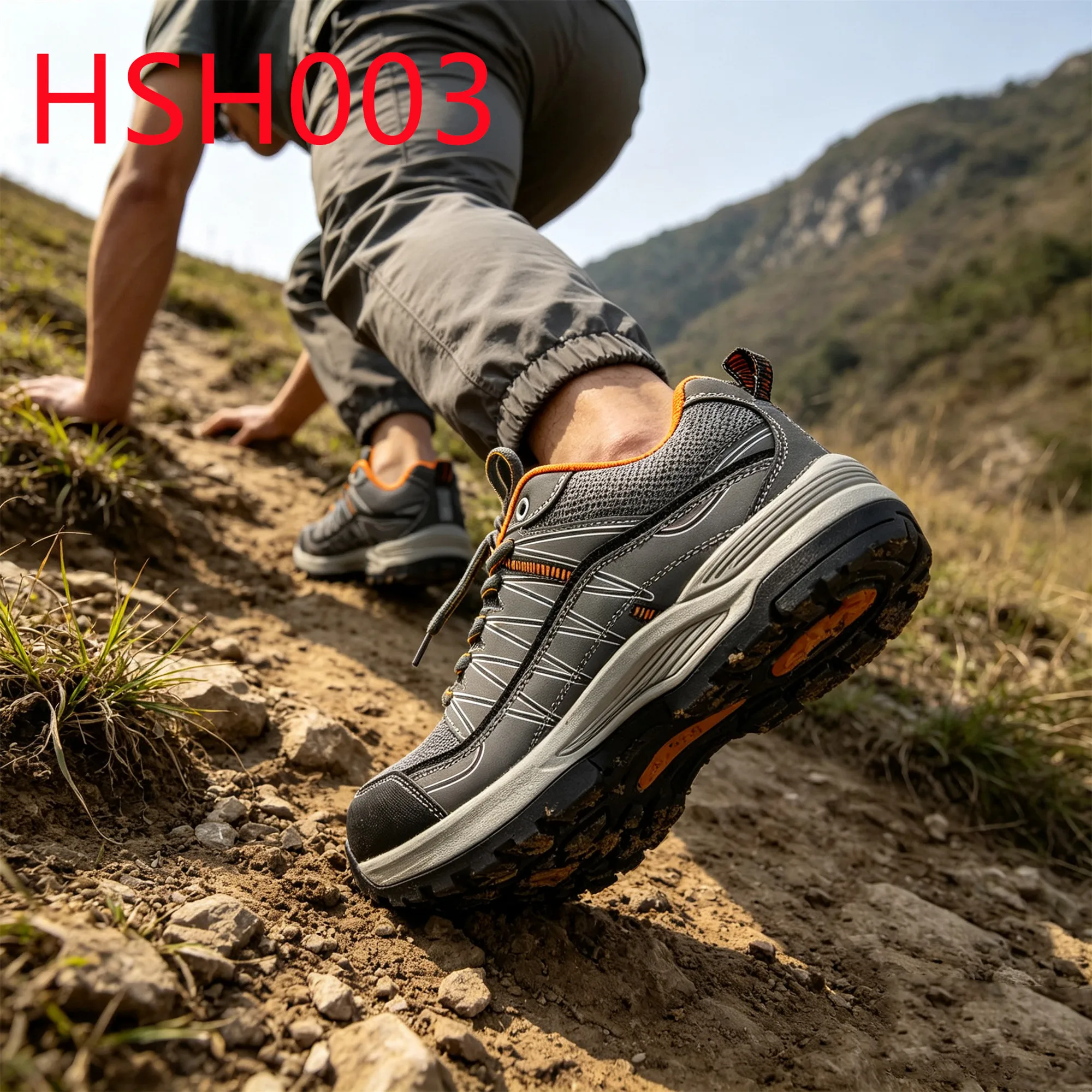 HY,Backcountry Anti-kick Reinforced Toe Hua Singh Hiking Boots Factory Price Shockproof EVA+rubber Sole Alpine Shoes HSH003