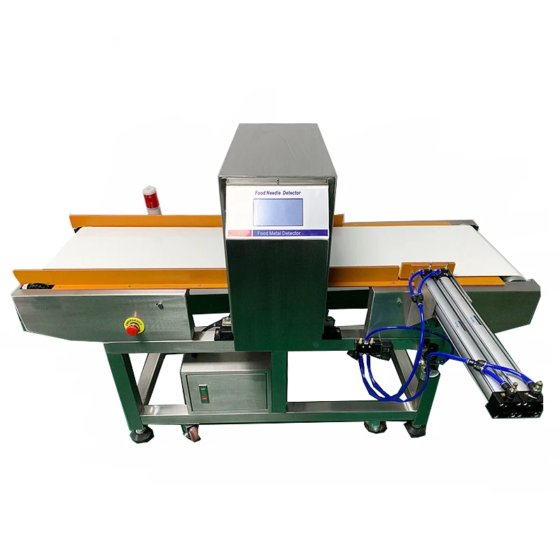High Sensitivity Snacks Chicken Food Conveyor Belt Metal Detector