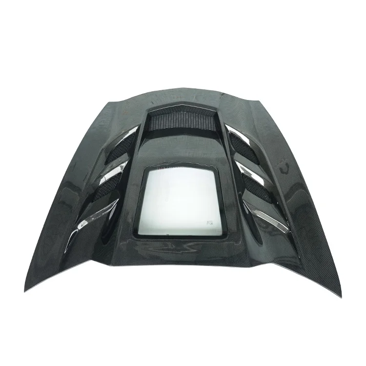 Hood Designed Carbon Fiber Front Hood Engine for Chevrolet Corvette C7 Z06 Z07 2013 Engine Cover
