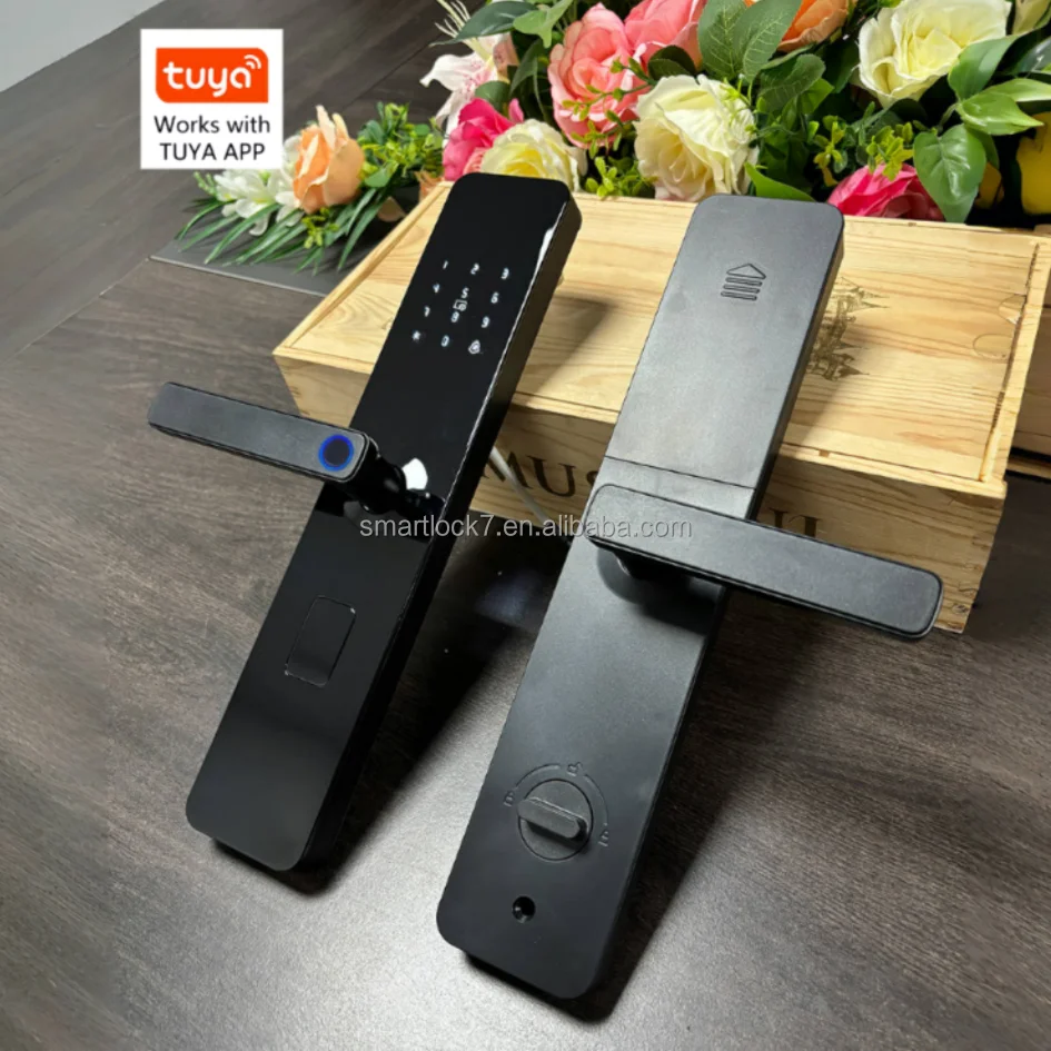 Sinon High Quality With Wholesale NewProductsElectronic Intelligent FingerprintSmartLock TuyaSmartLockSmartDoor Lock thumbnail 3
