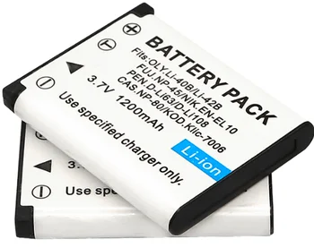 Battery for Oly Mpus Li-40B 42B TG-320 VG-165 VG-180 VH-210 VR-310 VR-320 VR-330