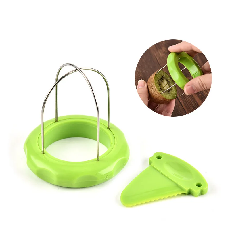  Kiwi Cutter Peeler and Slicer,Stainless Steel Fruit