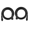 M12 5P A code male to female cable, 4.5m