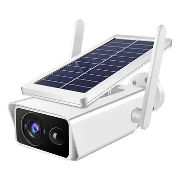Outdoor PIR low consumption 1080P 2 Way Audio Wifi Solar Panel Battery Power cctv camera