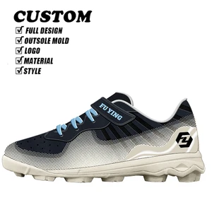 Boys/Girls Baseball Cleats Removable Insoles & Hexagonal Traction Pattern - Ideal for Ages 10-16