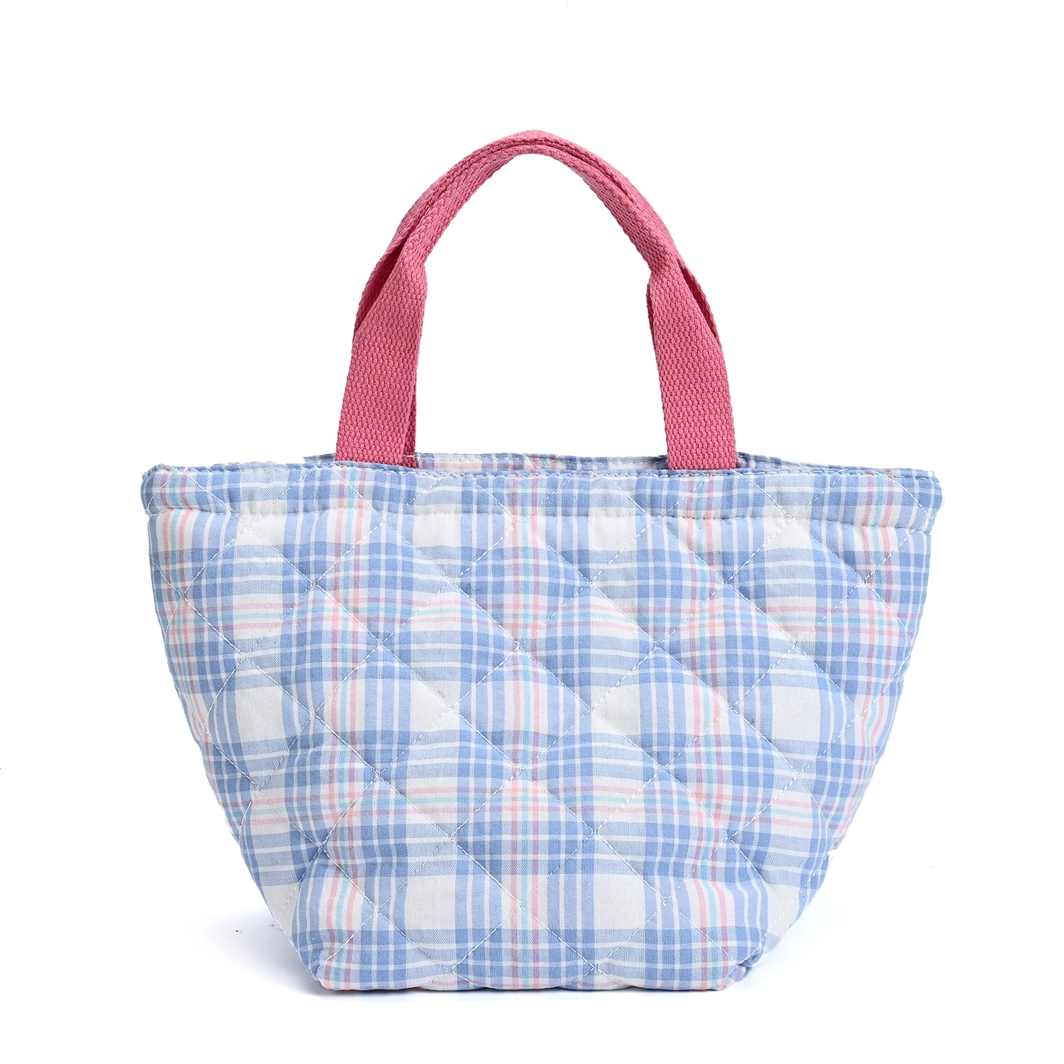 Colorful Promotional Cotton Quilting Insulated Bag Wholesale Aluminum Foil Thermal CottonTote Bag With Drawstring details