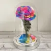 Fond de couleur argent sans lampe avec boîte cadeau