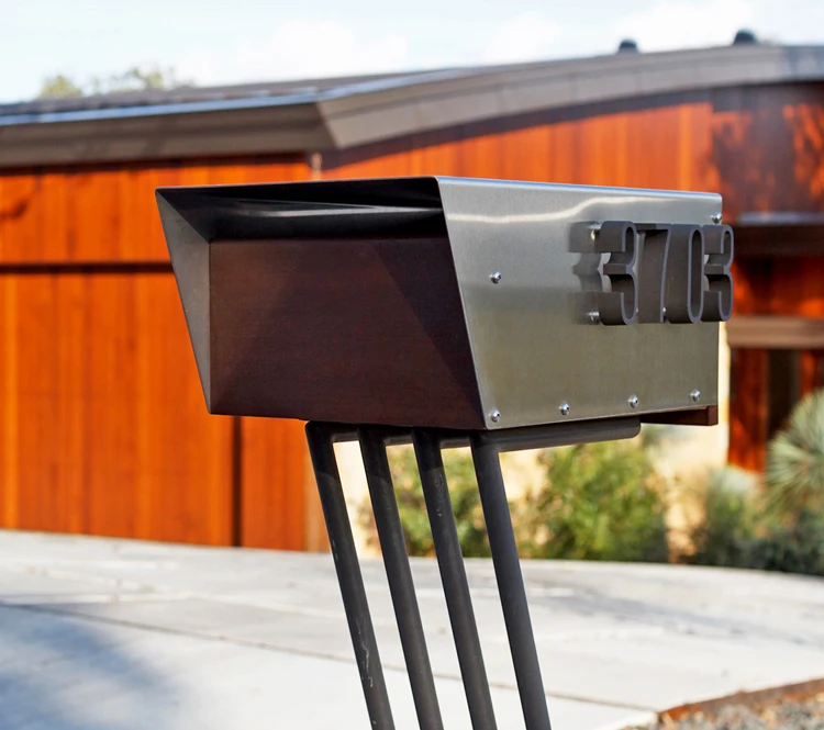 Wall Mounted Stainless Steel Mailbox Customizable Design from Yunwei