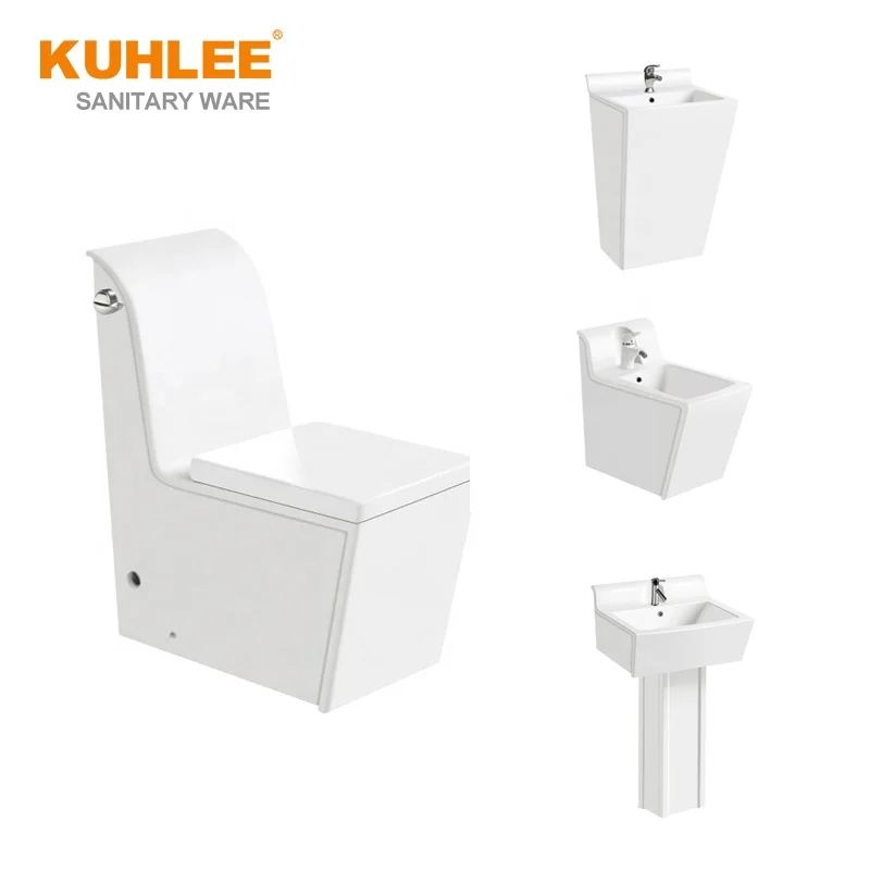 Оптовая продажа комплекты унитаза квадратной формы китайские унитазы с раковинами