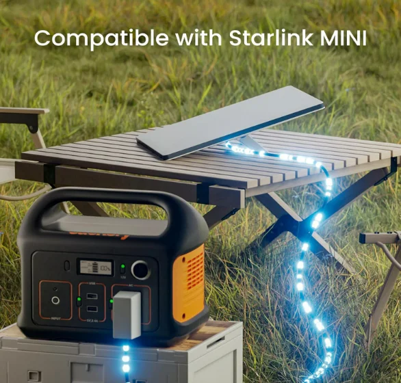 Starlink Mini DC Power Cable Male to Male Jack DC Power Extension Cable 18AWG Compatible with Starlink Mini for Starlink Mini插图6