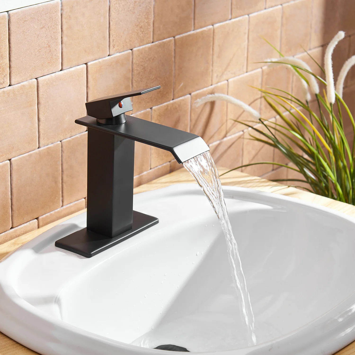 New Products Modern Bathroom Faucet Single Handle Vanity Sink Faucets Black Bathroom Buy Faucets Black Bathroom