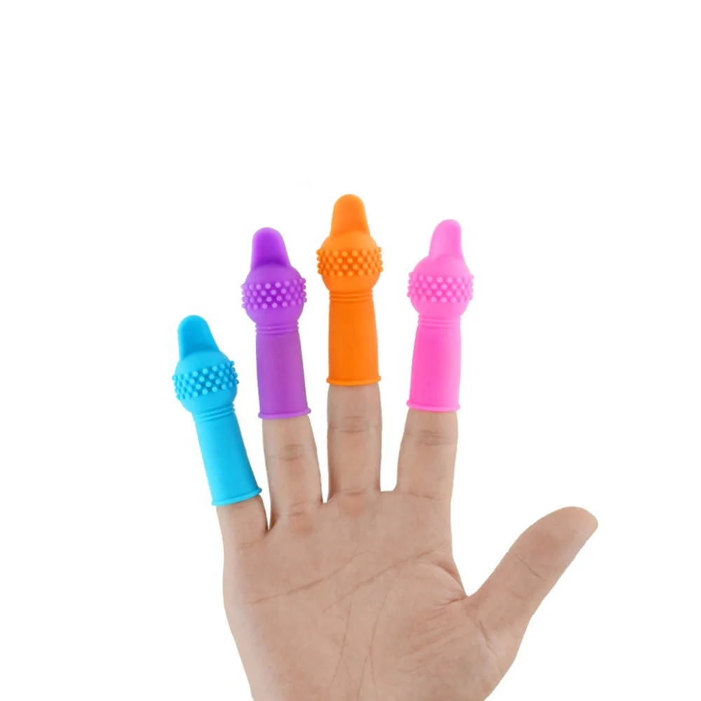 Many Colors Finger Sleeve Sex Finger Vibrator Sex Toy for Finger Sleeve  Vibrator Sex Toy Women Anal