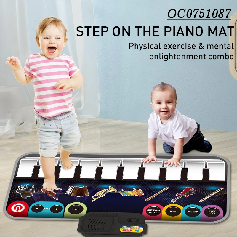 Electric Learning Small Custom Keyboard Piano Musical Instrument Mat for Kids