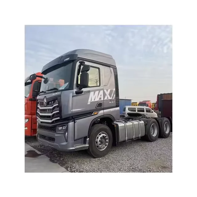 High quality SINOTRUK HOWO MAX 480 horsepower 6X4 heavy duty diesel used tractor is cheap