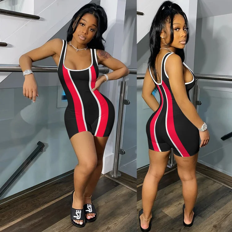 1041347 Hot Selling 2021 Women One Piece Bodycon Jumpsuits