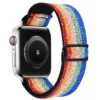 16. bling rainbow nylon band for apple watch