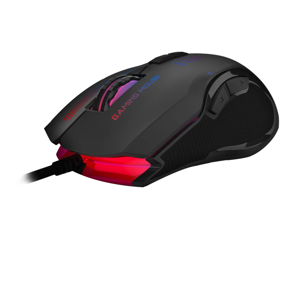 AIKUN GX38 RGB Programmable Optical Gaming Mouse - 7000 DPI, 6