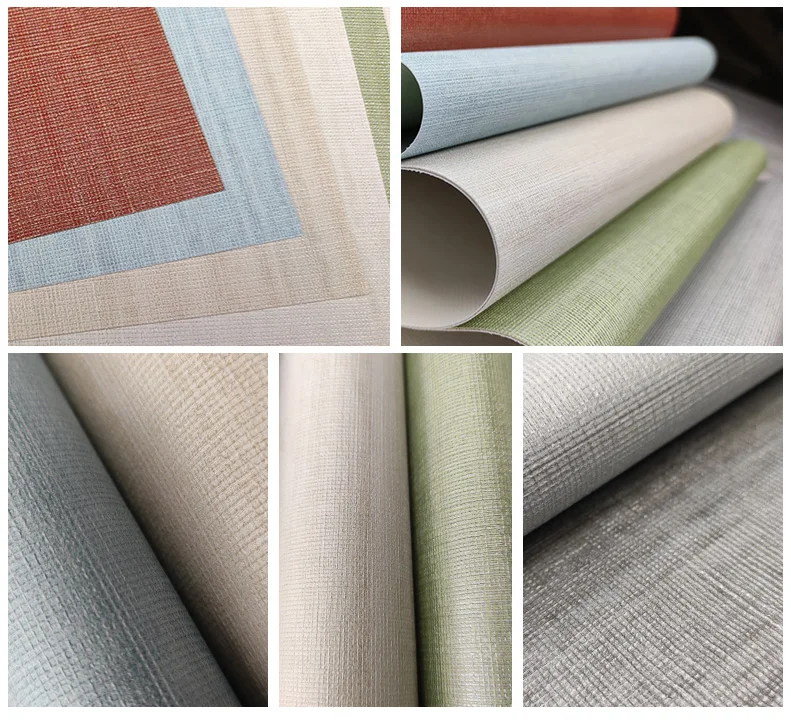 Ny722 Modern Textured Wallpaper Premium Wide Fabricbacked Fire