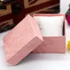 boîte à montre rose