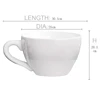 Taza blanca 220 oz