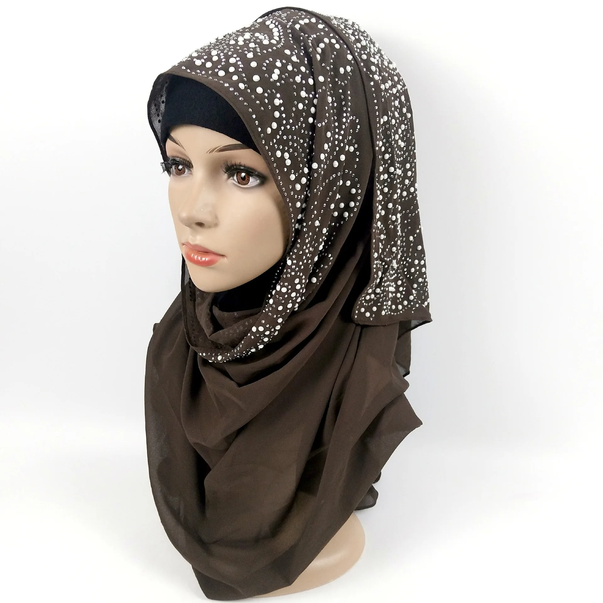 Simulation Silk Elegant Scarf Shawl Warm Large Size Scarf Anti-slip Scarf  Head Wrap Light Thin Scarf - Temu United Arab Emirates